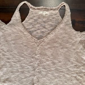 Le Lis Pink cold shoulder think sweater sz small